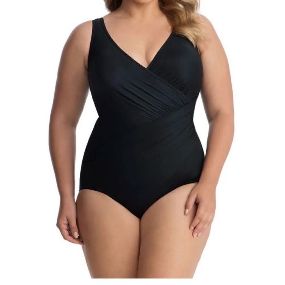 Miraclesuit Must Haves Oceanus One Piece Swimsuit size 18 NWT $180